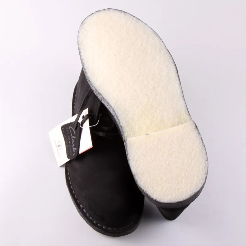 Clarks Originals Desert Boot - Black Suede-2